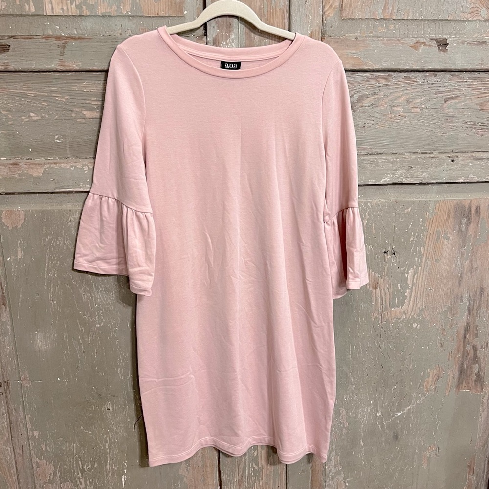 a.n.a . 3/4 Sleeve Shift Dress